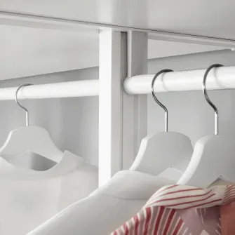 IKEA ELVARLI Bara umerase, alb, 40 cm