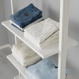 IKEA ELVARLI Polita, alb, 80x36 cm