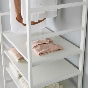 IKEA ELVARLI Polita, alb, 80x51 cm