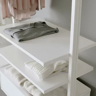 IKEA ELVARLI Polita, alb, 80x51 cm