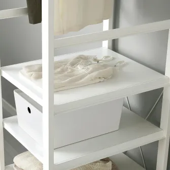 IKEA ELVARLI Suport in cruce, alb, 40 cm