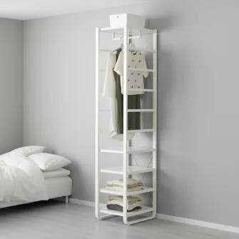 IKEA ELVARLI Suport in cruce, alb, 40 cm
