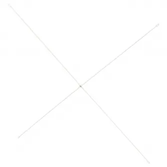 IKEA ELVARLI Suport in cruce, alb, 80 cm