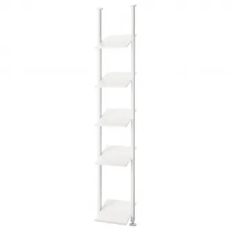 IKEA ELVARLI Ansamblu depozitare deschisa, alb, 52x36x222-350 cm