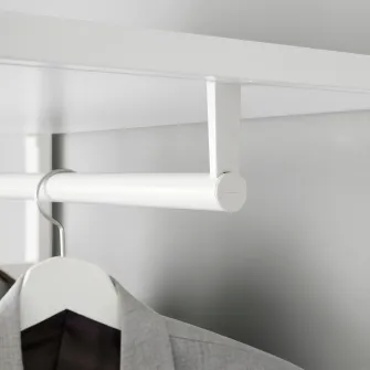 IKEA ELVARLI Combinatie dulap, alb, 84x55x216 cm