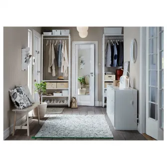 IKEA ELVARLI Combinatie dulap, alb, 84x40x216 cm