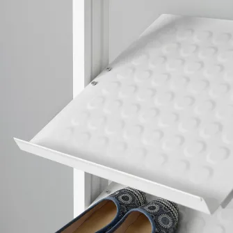 IKEA ELVARLI Polita pantofi, alb, 40x36 cm