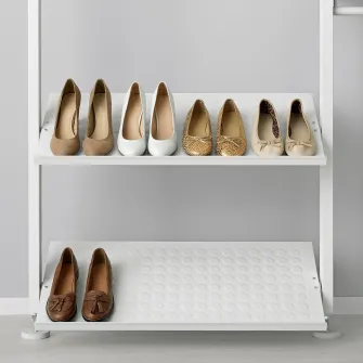 IKEA ELVARLI Polita pantofi, alb, 80x36 cm