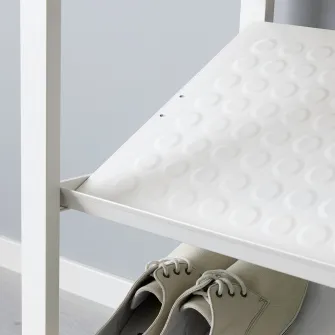 IKEA ELVARLI Polita pantofi, alb, 80x36 cm