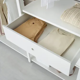 IKEA ELVARLI Sertar, alb, 80x51 cm