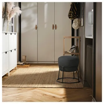 IKEA EMMISLÖV Pouf, Vissle gri inchis