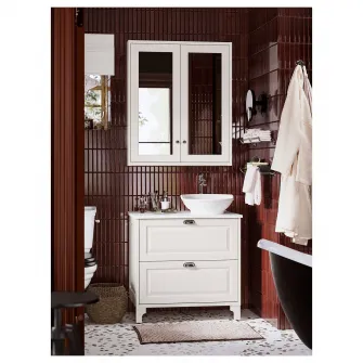 IKEA ENERYDA Maner capac, cromat, 89 mm