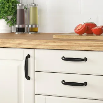 IKEA ENERYDA Maner, negru, 112 mm