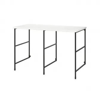 IKEA ENHET Ansamblu depozitare, antracit/alb laminat, 139x63.5x87.5 cm
