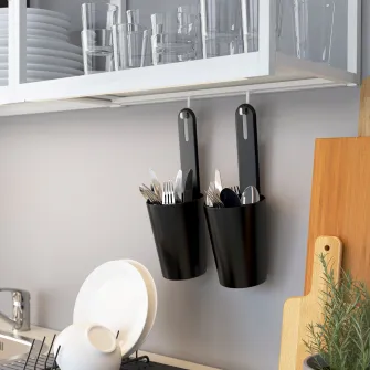 IKEA ENHET Bara pentru carlige, alb, 37 cm