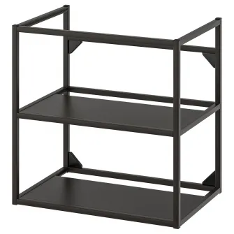 IKEA ENHET Cadru baza lavoar, antracit, 60x40x60 cm