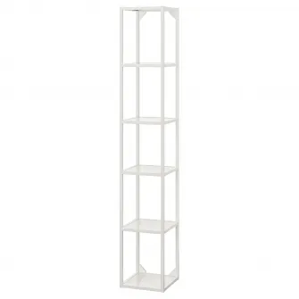IKEA ENHET Cadru inalt cu polite, alb, 30x30x180 cm