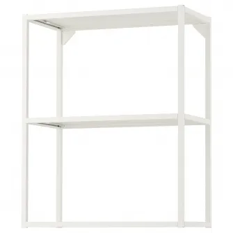 IKEA ENHET Cadru suspendat cu polite, alb, 60x30x75 cm