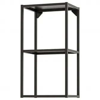 IKEA ENHET Cadru suspendat cu polite, antracit, 40x30x75 cm