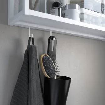 IKEA ENHET Carlig, alb, 6x24 mm