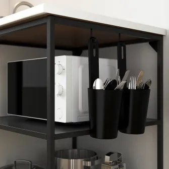 IKEA ENHET Carlig, antracit, 6x24 mm