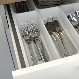IKEA ENHET Corp baza cu 3 sertare, alb, 40x60x75 cm