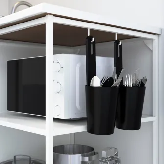 IKEA ENHET Corp baza cu polite, alb, 60x60x75 cm