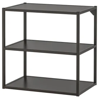 IKEA ENHET Corp baza cu polite, antracit, 60x40x60 cm