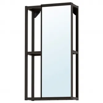 IKEA ENHET Corp cu oglinda, antracit, 40x17x75 cm