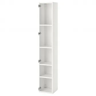 IKEA ENHET Corp inalt cu 4 polite, alb, 30x30x180 cm