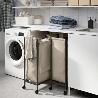 IKEA ENHET Cos rufe+rotile, antracit, 80 l