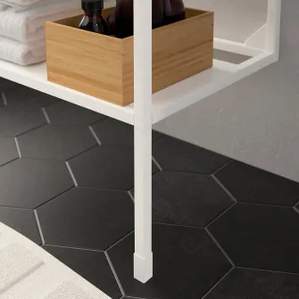 IKEA ENHET Picioare pentru cadru, alb, 23.5 cm