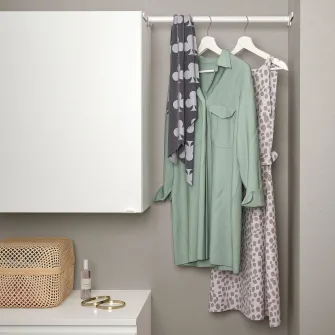 IKEA ENHET Sina extensibila, alb, 60-100 cm