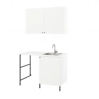 IKEA ENHET Spalatorie, antracit/alb, 139x63.5x87.5 cm