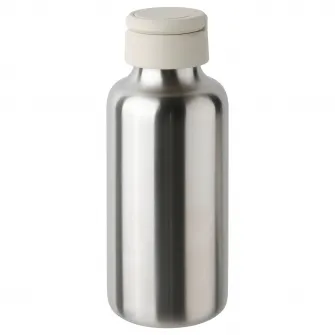 IKEA ENKELSPÅRIG Sticla de apa, inox/bej, 0.5 l