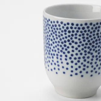 IKEA ENTUSIASM Cana, cu model/albastru, 22 cl