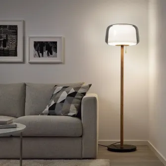 IKEA EVEDAL Lampadar, marmura/gri