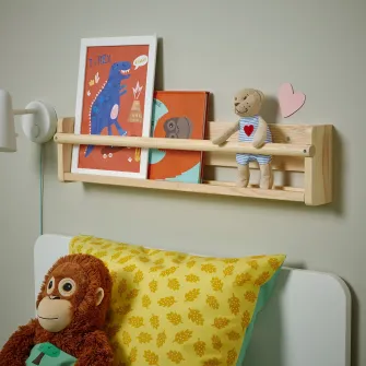 IKEA FABLER BJÖRN Jucarie de plus, bej, 21 cm
