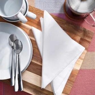IKEA FANTASTISK Servetel hartie, alb, 40x40 cm