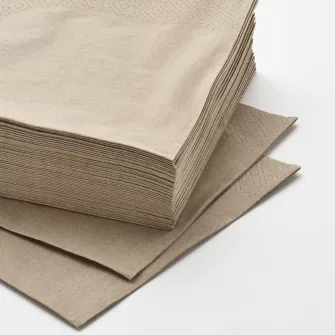 IKEA FANTASTISK Servetel hartie, bej, 40x40 cm