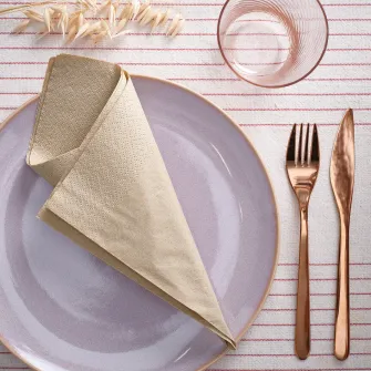 IKEA FANTASTISK Servetel hartie, bej, 40x40 cm