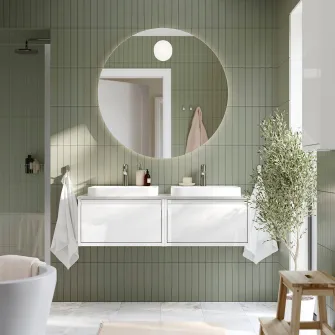 IKEA FAXÄLVEN Oglinda cu iluminat integrat, 100 cm