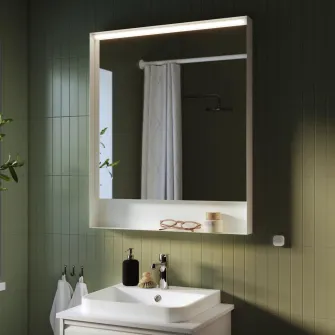 IKEA FAXÄLVEN Oglinda cu iluminat integrat, 60x95 cm