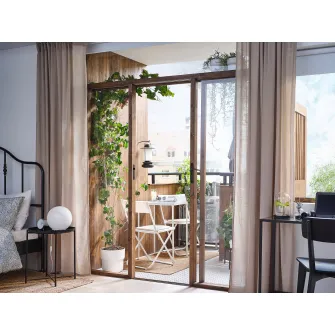 IKEA FEJAN Masa exterior, alb, 50x44 cm