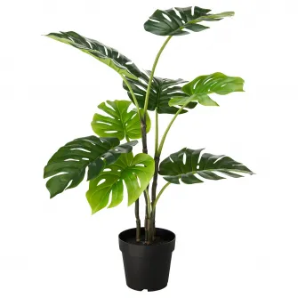 IKEA FEJKA Planta artificiala, interior/exterior Monstera, 19 cm