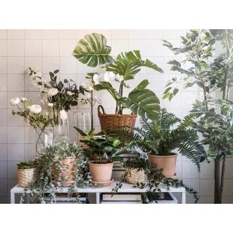 IKEA FEJKA Planta artificiala, interior/exterior Monstera, 19 cm