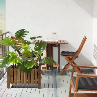 IKEA FEJKA Planta artificiala, interior/exterior Monstera, 19 cm