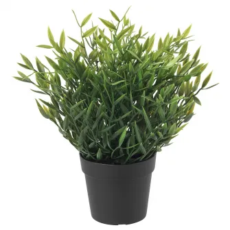 IKEA FEJKA Planta artificiala, interior/exterior bambus, 9 cm