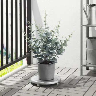 IKEA FEJKA Planta artificiala, interior/exterior eucalipt, 15 cm