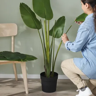 IKEA FEJKA Planta artificiala, interior/exterior/Strelizia Nikolai, 23 cm